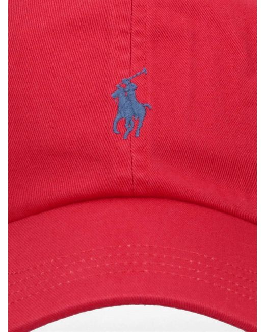 Polo Ralph Lauren Red Logo Baseball Cap