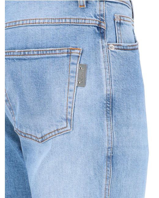Balmain Blue Straight Jeans for men