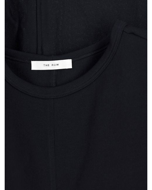 The Row Black Maxi Dress