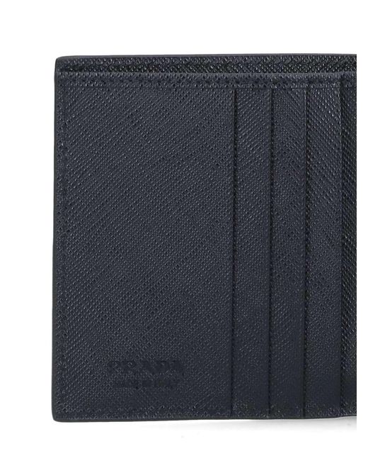 Prada Black Saffiano Leather Wallet for men