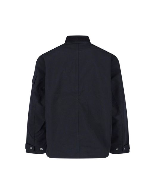 Carhartt Blue Clapton Structured Four Pocket Jacket for men
