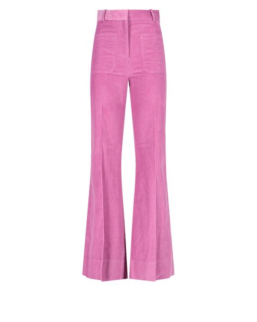 Victoria Beckham Pink 'alina' Trousers