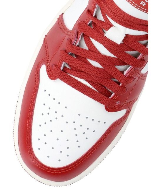 Nike Red Sneakers Leather for men