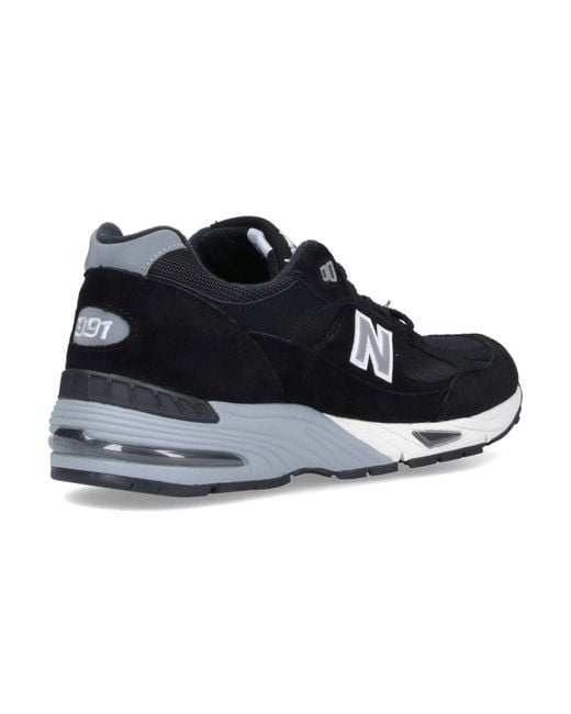 New Balance Black Sneakers Pelle for men