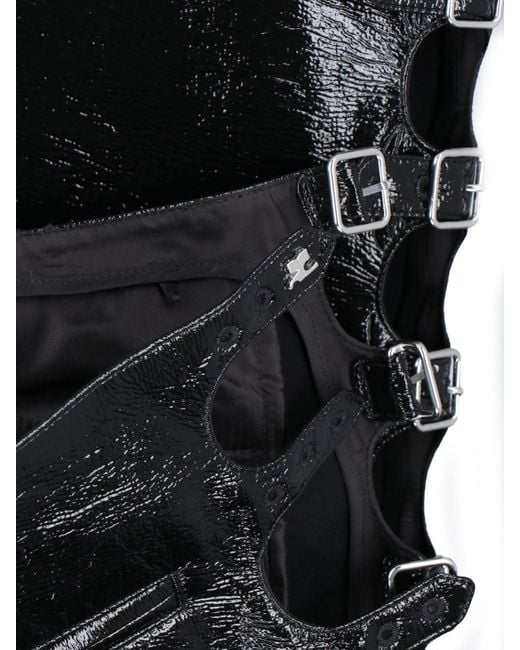Pantaloni Fibbie di Courreges in Black