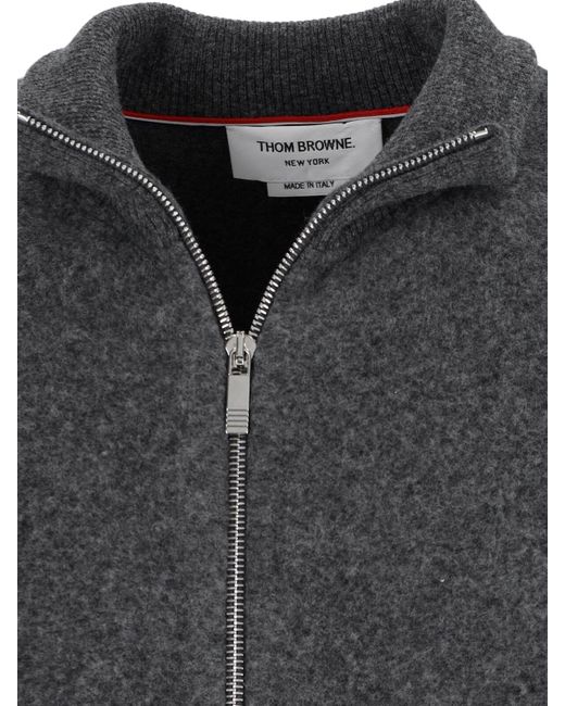 Thom Browne Gray Wool Tailored Jacket for men