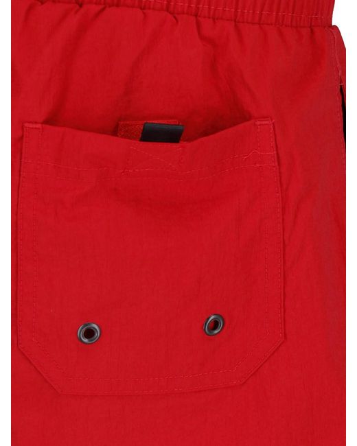 Aspesi Red Logo Swimsuit for men