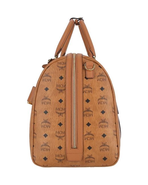 MCM Brown Ottomar Weekender Bag for men
