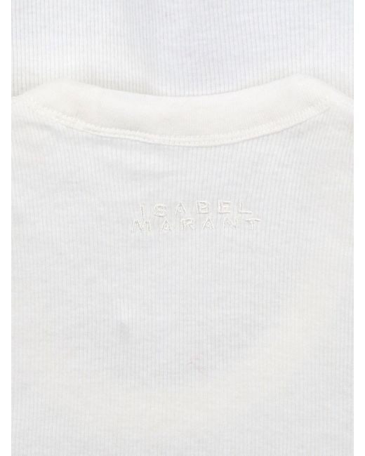 Isabel Marant White Cropped T-shirt