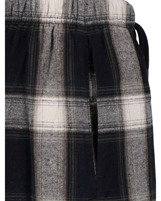 Fear Of God Black Wide Checkered Pants for men