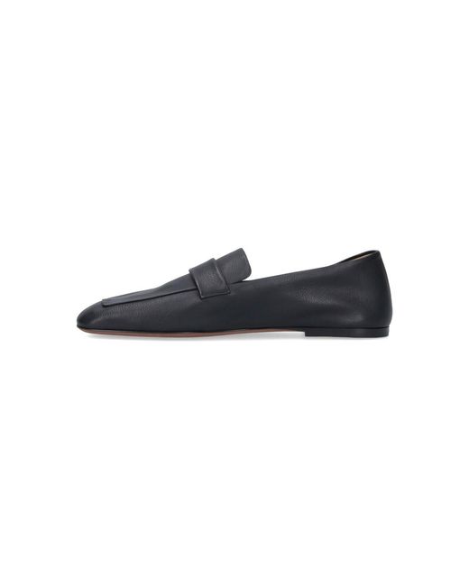 The Row Black 'Square' Loafers