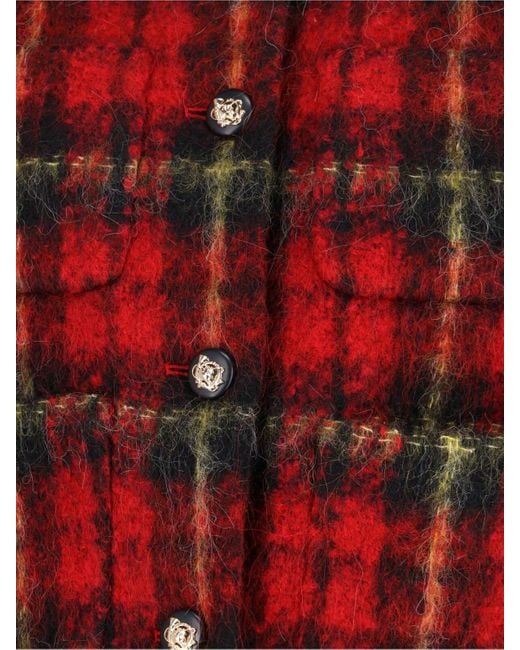 Ralph Lauren Tweed Jacket in Red Lyst UK