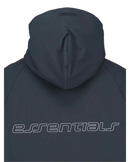 Fear Of God Blue Hooded Parka for men