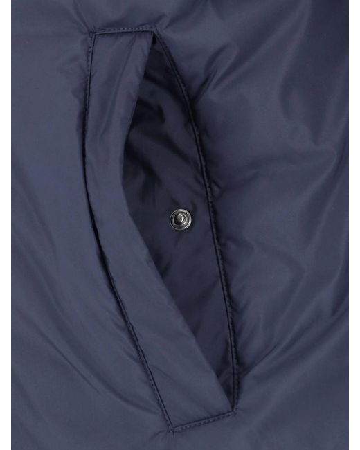 Herno Blue Technical Stretch Jacket for men