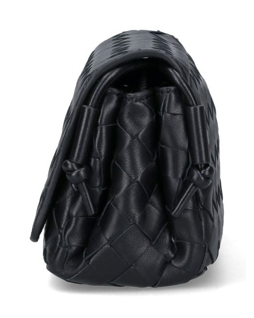 Bottega Veneta Black Clutch "Notturno"