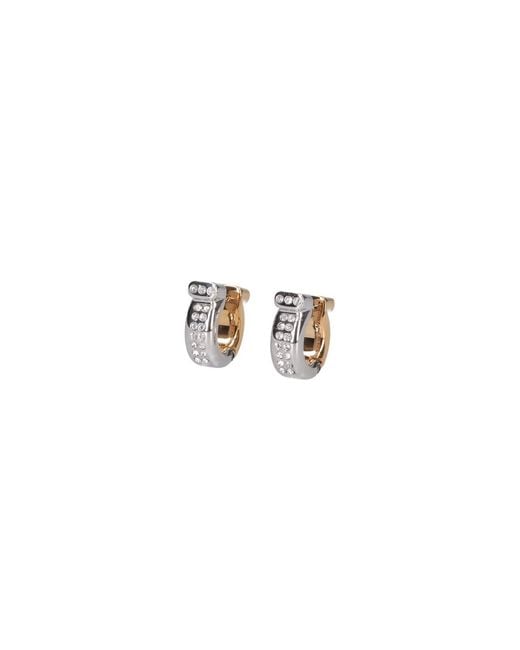 Ferragamo White Bijoux Brass