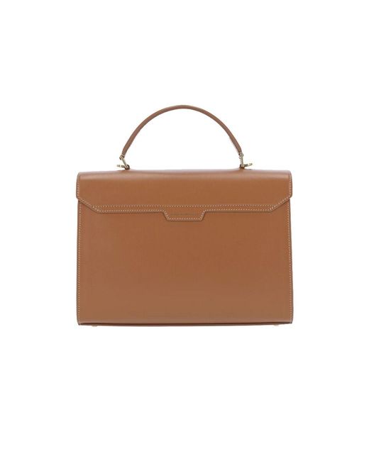 Anya Hindmarch Brown 'Mortimer' Handbag