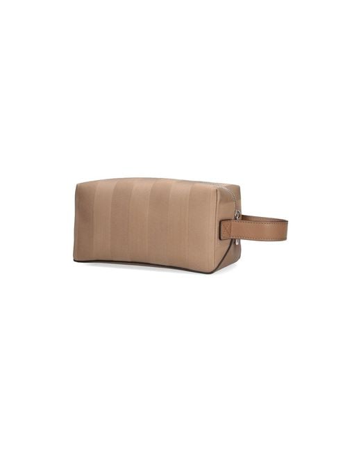 Pouch Zip " Lui" di Fendi in White da Uomo