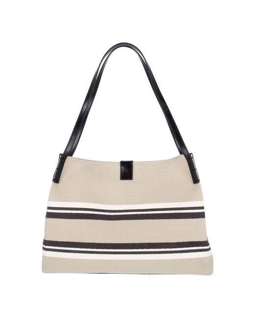 Balmain White Medium Tote Bag Release