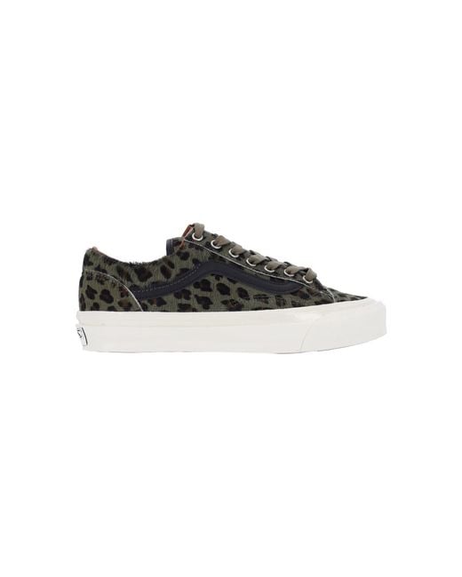 Vans Black 100% Leather Sneakers