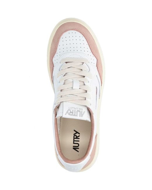 Autry White Sneakers Upper: Cow Leather