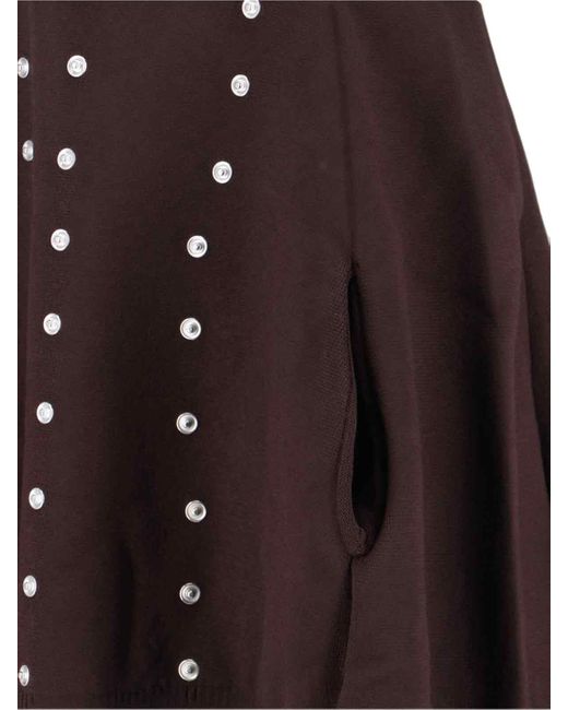 Coperni Purple 'Snap' Midi Dress