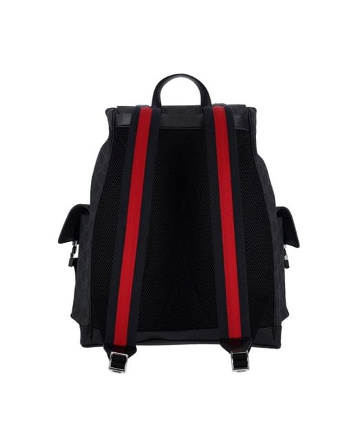 Zaino Grande "Gg" di Gucci in Black da Uomo