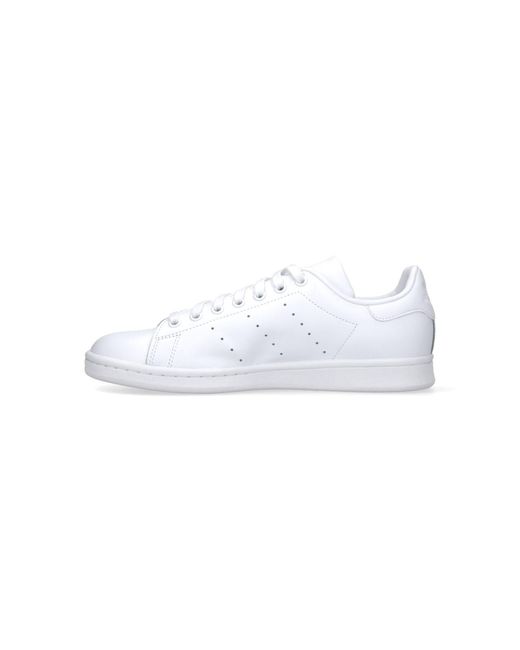 Adidas White Leather And Textile Sneakers for men