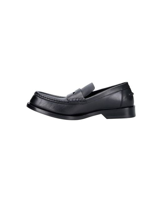 Loewe Black Loafers "Bobine" for men