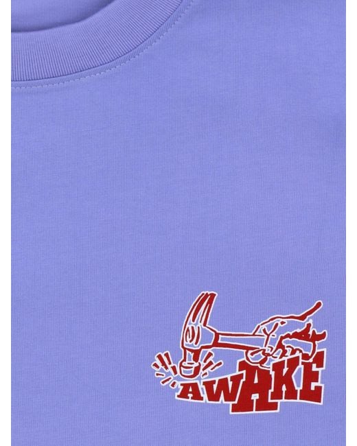 AWAKE NY Blue 'Hammer' T-Shirt for men