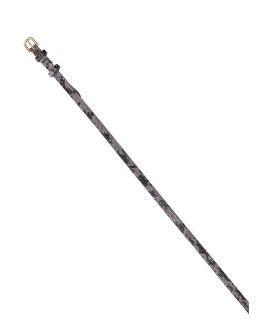 Dries Van Noten White Calfskin Belt
