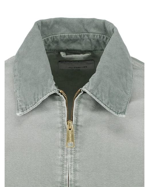 Carhartt Gray Jacket Zip "Og Arcan" for men
