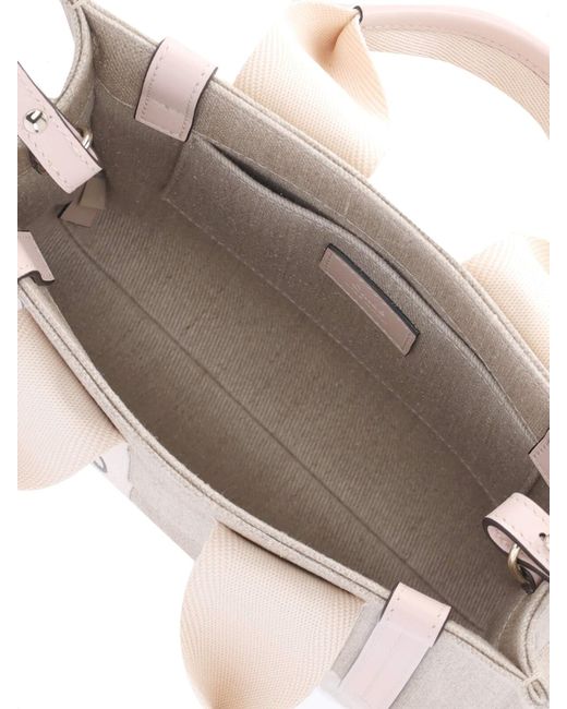 Chloé White Bags Linen