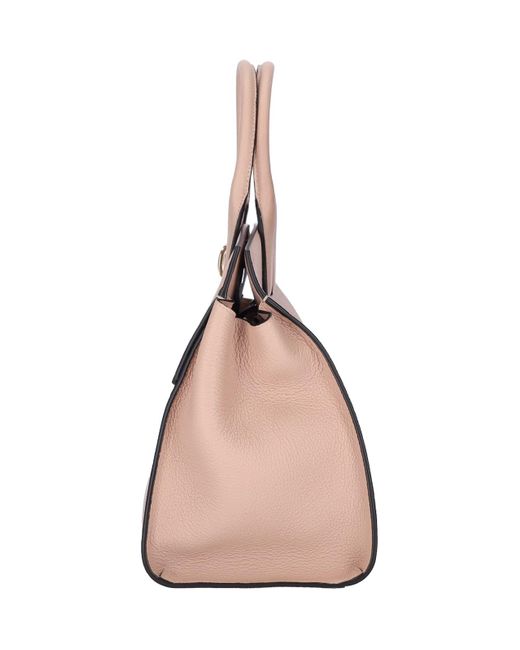 Ferragamo Pink "studio Soft" Handbag