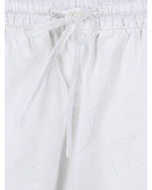 Rohe White Wide Pants "Balloon"