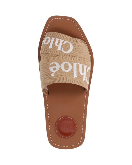 Chloé Pink 'woody' Sandals