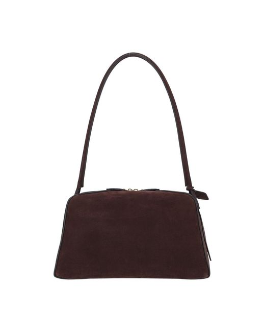 Alaïa Purple 'Bouledogue' Shoulder Bag