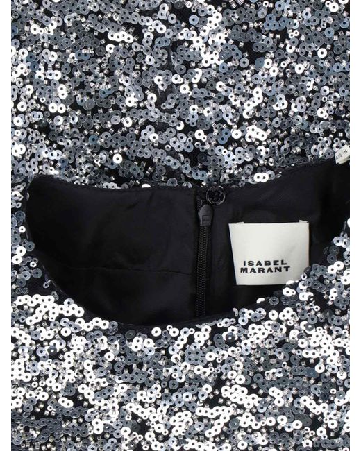 Isabel Marant Gray Sleek Top With Minimalist Design And Modern Silhouette