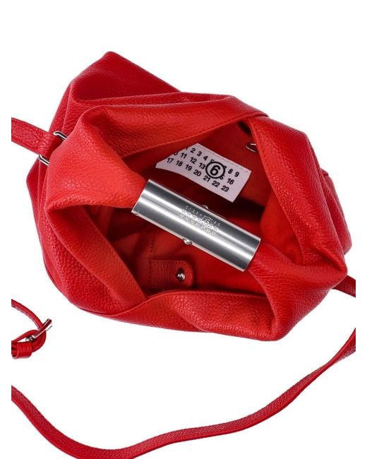 MM6 by Maison Margiela Red Small Shoulder Bag "Japanese"