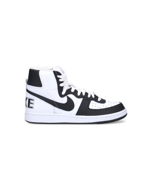 X Nike Sneakers "Terminator High" di Comme des Garçons in White