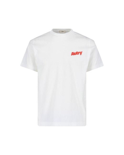 Autry White T-Shirts And Polos Cotton for men
