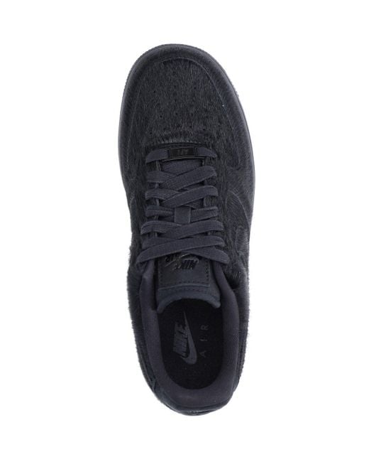 Nike Black 100% Leather Sneakers