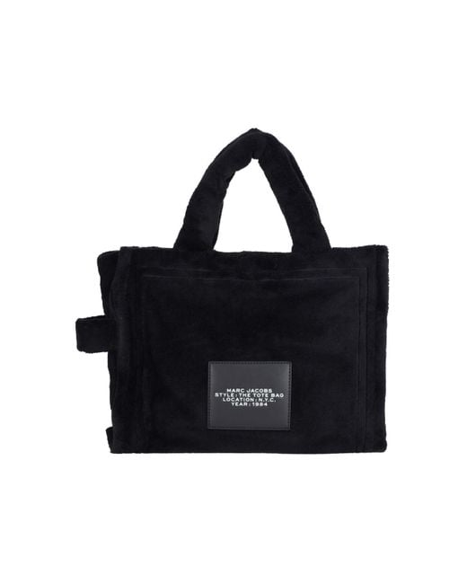 Marc Jacobs Black Medium Terry Tote Bag