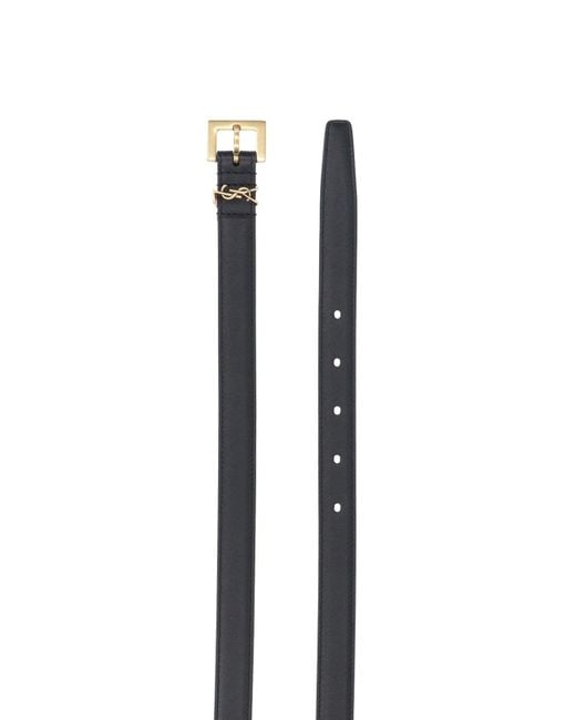 Saint Laurent Black Belts
