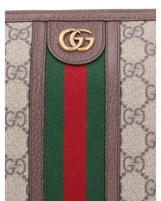 Gucci Gray 'ophidia' Pouch for men