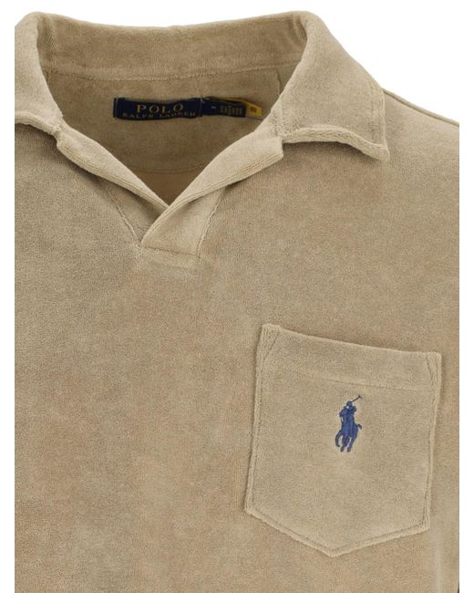 Polo Ralph Lauren Natural Logo Polo Shirt for men