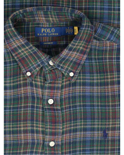 Polo Ralph Lauren Blue Logo Shirt for men