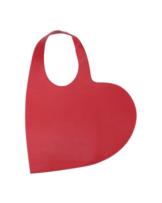 Borsa Tote "Heart" di Coperni in Red