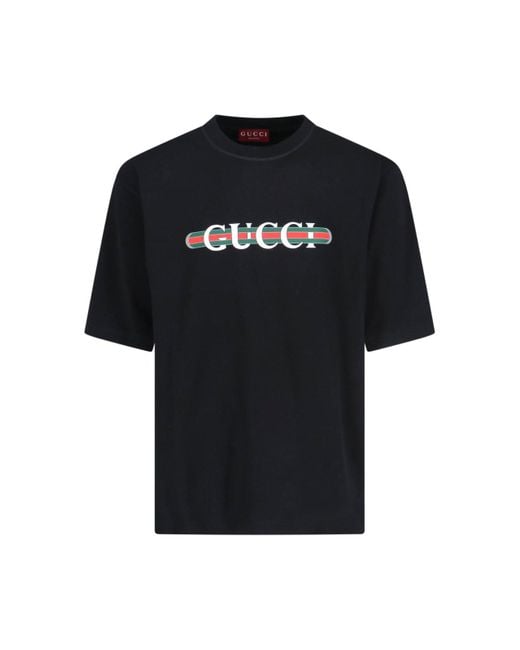 Gucci Black Logo T-Shirt for men