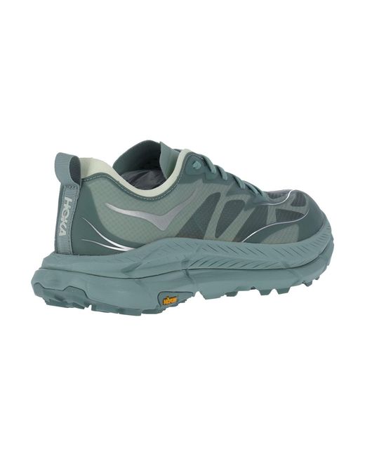 Hoka One One Green Sneakers Fabric